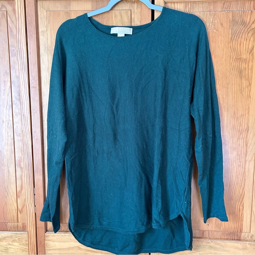Michael Kors green Long Sleeve Top